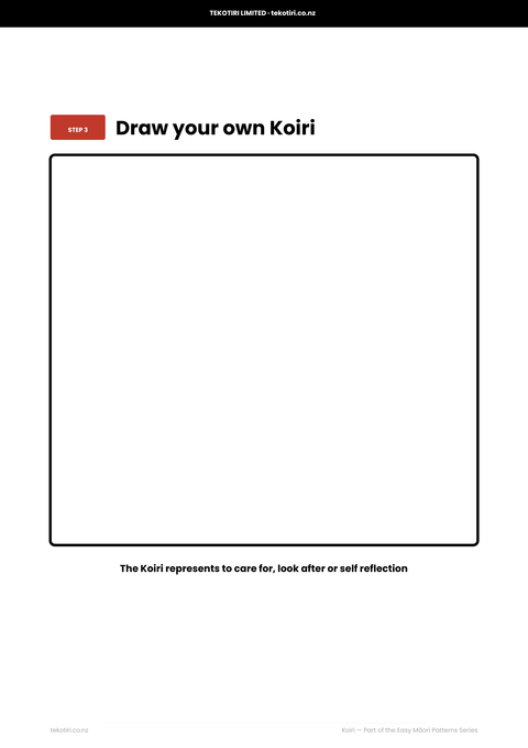 Easy Māori Patterns — Colour, Draw & Create