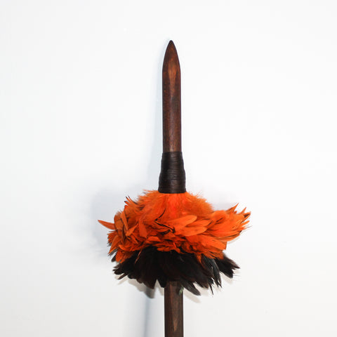 Ruaumoko Cultural Feather Staff
