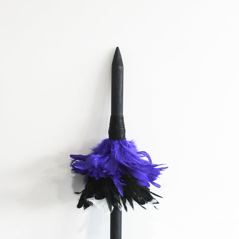 Adult Tawhai Feather Staff - Decorative Māori Spear Artifact