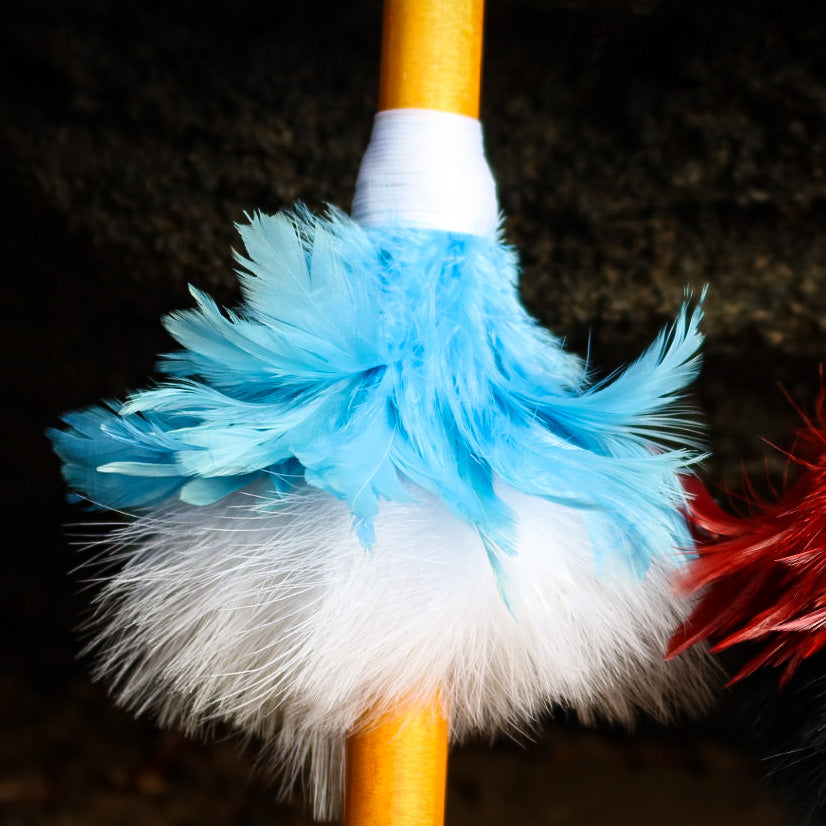 Rongo Collection – Cultivation Feather Staff – Tekotiri