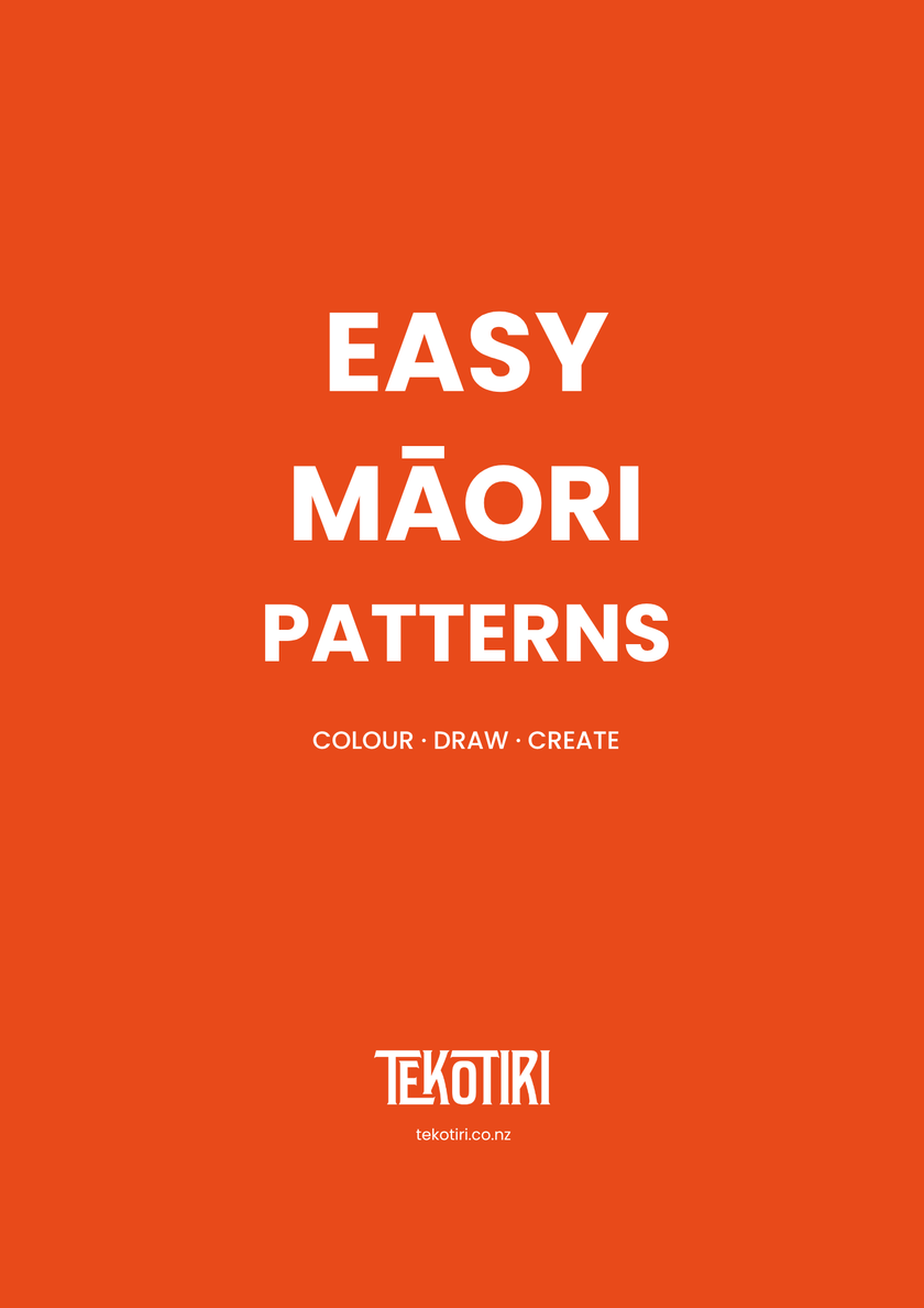 Easy Māori Patterns — Colour, Draw & Create – Tekotiri