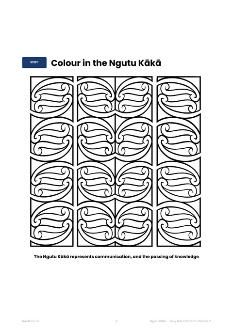Easy Māori Patterns Volume 2 — Colour, Draw & Create
